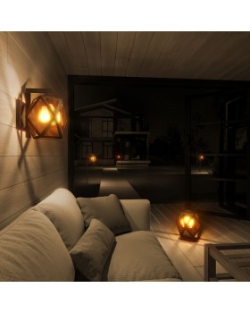 Настенный уличный светильник Ambra D IP33 35133/D черный-foto3