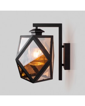 Настенный уличный светильник Ambra D IP33 35133/D черный-foto4