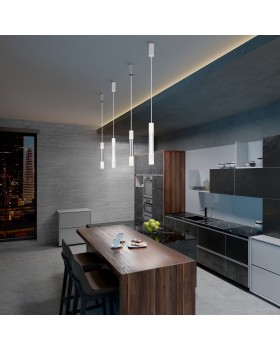 Подвесной светодиодный светильник 50210/1 LED хром-foto3