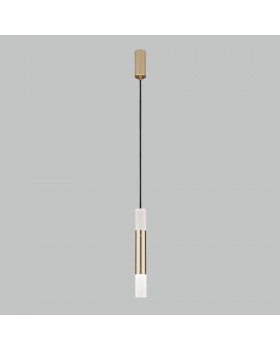 Подвесной светодиодный светильник 50210/1 LED золото-foto2