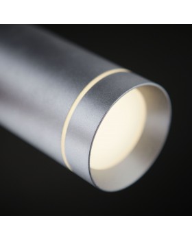 Подвесной светодиодный светильник DLR023 12W 4200K хром матовый-foto6