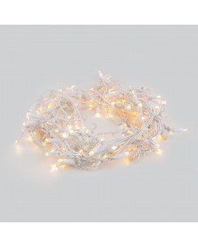 Праздничная гирлянда бахрома теплый белый с эффектом мерцания 3*0,6 м IP65 100-101-foto4