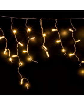 Праздничная гирлянда бахрома теплый белый с эффектом мерцания 3*0,6 м IP65 100-101-foto2