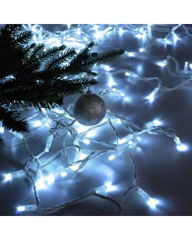 Праздничная гирлянда нить белый с эффектом мерцания 20м IP65 400-102-foto4