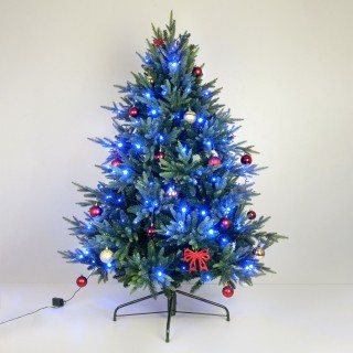 Праздничная гирлянда нить голубой 5м IP20 400-001-foto5