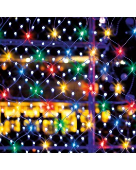Праздничная гирлянда сеть мульти 1,5*1,5м IP20 300-001-foto2