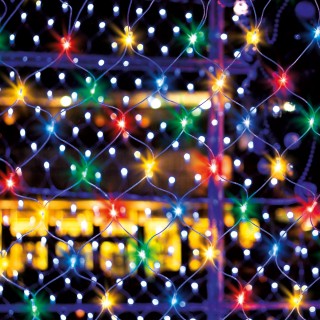 Праздничная гирлянда сеть мульти 1,5*1,5м IP20 300-001-foto2