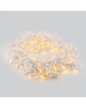 Праздничная гирлянда занавес теплый белый 2*3м IP65 200-101-foto4