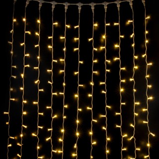 Праздничная гирлянда занавес теплый белый 2*3м IP65 200-101-foto6