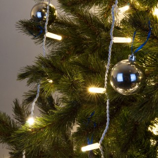 Праздничная гирлянда занавес теплый белый 2*3м IP65 200-101-foto9