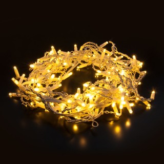 Праздничная гирлянда занавес теплый белый с эффектом мерцания 2*3м IP65 200-101-foto4