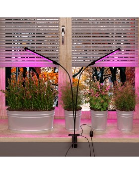 Светодиодный светильник для растений на прищепке FT-005 чёрный-foto8