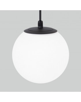 Светильник садово-парковый со стеклянным плафоном Sfera H 35158/H черный-foto3