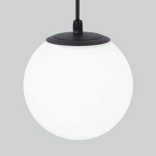 Светильник садово-парковый со стеклянным плафоном Sfera H 35158/H черный-foto3