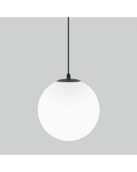 Светильник садово-парковый со стеклянным плафоном Sfera H 35158/U черный