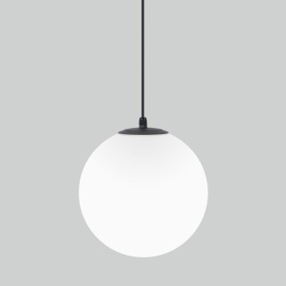 Светильник садово-парковый со стеклянным плафоном Sfera H 35158/U черный