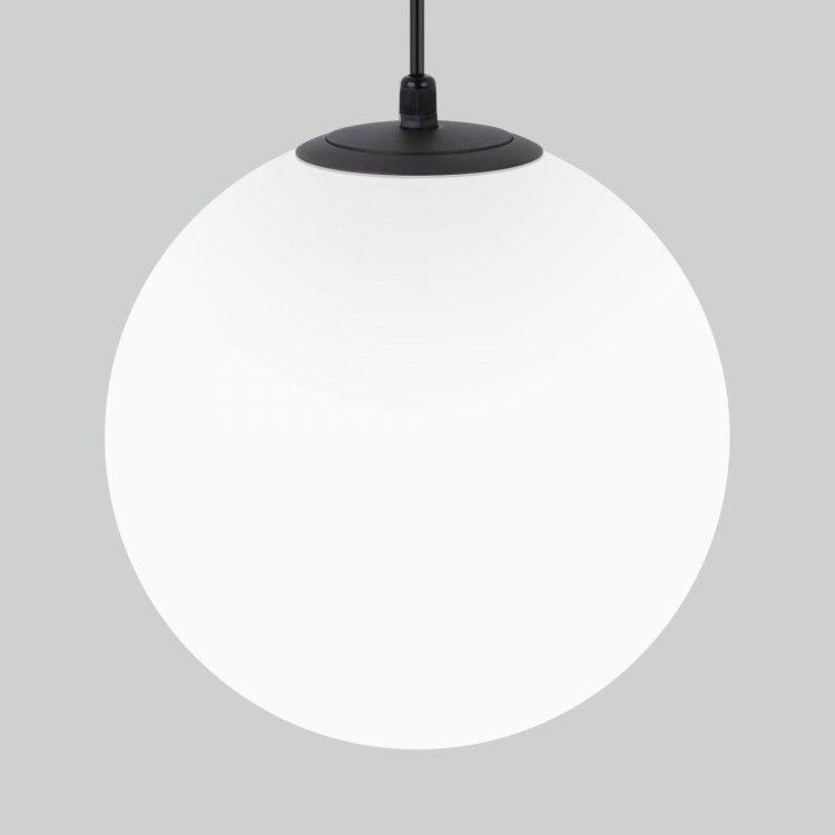 Светильник садово-парковый со стеклянным плафоном Sfera H 35158/U черный