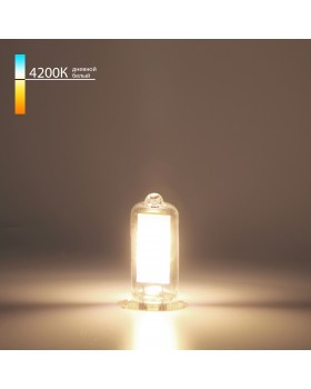 Светодиодная лампа G9 LED 5W 220V 4200K стекло BLG915