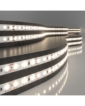 Светодиодная лента Лента светодиодная 12V 9,6W 120Led 2835 IP20 теплый белый, 5м