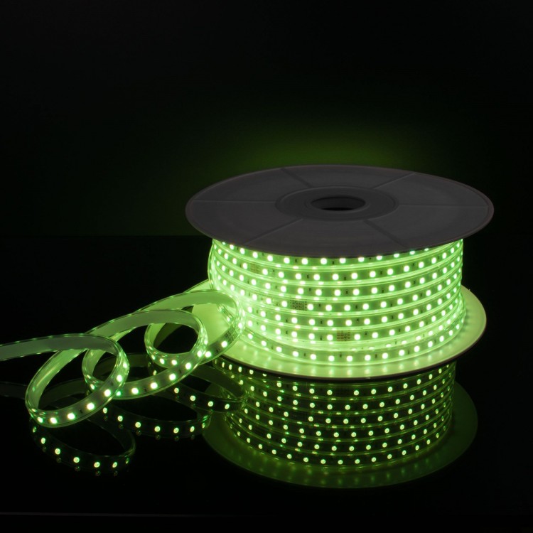 Светодиодная лента Лента светодиодная 220V 11W 60Led 5050 IP65 мульти, 50 м