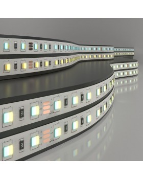 Светодиодная лента Лента светодиодная 24V 10W 60LED 5050 IP20 MIX теплый белый/холодный белый, 5м