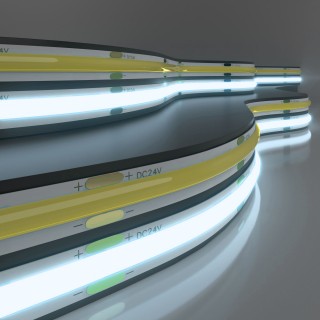 Светодиодная лента Лента светодиодная 24V 11W 352Led COB IP20 холодный белый, 5м-foto2