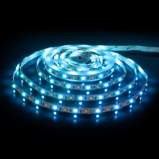 Светодиодная лента Лента светодиодная 24V 14,4W 60Led 5050+5050 IP20 MIX RGB/дневной белый, 5м-foto9