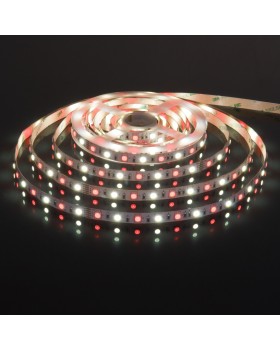 Светодиодная лента Лента светодиодная 24V 14,4W 60Led 5050+5050 IP20 MIX RGB/холодный белый, 5м-foto4