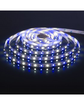 Светодиодная лента Лента светодиодная 24V 14,4W 60Led 5050+5050 IP20 MIX RGB/холодный белый, 5м-foto6