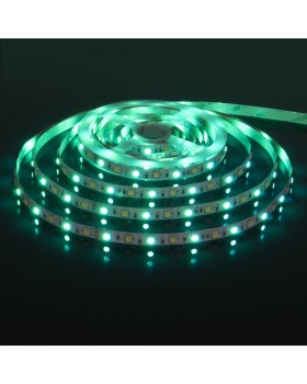 Светодиодная лента Лента светодиодная 24V 14,4W 60Led 5050+5050 IP20 MIX RGB/холодный белый, 5м-foto8
