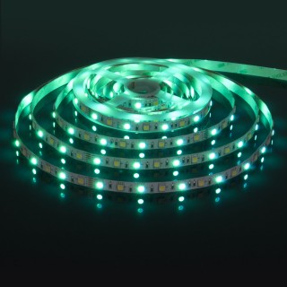 Светодиодная лента Лента светодиодная 24V 14,4W 60Led 5050+5050 IP20 MIX RGB/холодный белый, 5м-foto8