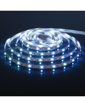 Светодиодная лента Лента светодиодная 24V 14,4W 60Led 5050+5050 IP20 MIX RGB/холодный белый, 5м-foto10