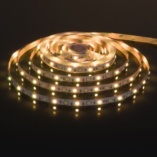 Светодиодная лента Лента светодиодная 24V 14,4W 60Led 5050+5050 IP20 MIX RGB/холодный белый, 5м-foto3