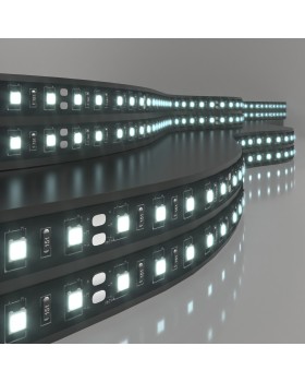Светодиодная лента Лента светодиодная 24V 14,4W 60Led 5050 IP20 холодный белый, Black, 5м