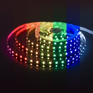Светодиодная лента Лента светодиодная 24V 14,4W 60Led 5050 IP20 RGB, Black, 5м-foto2