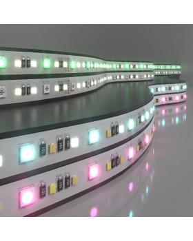 Светодиодная лента Лента светодиодная 24V 16W 90Led 5050+2835+2835 IP20 MIX RGB/теплый белый/холодный белый, 5м