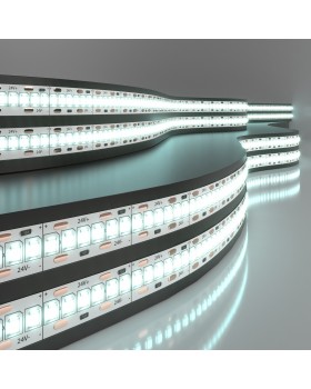 Светодиодная лента Лента светодиодная 24V 24W 240Led 2835 IP20 холодный белый, 5м