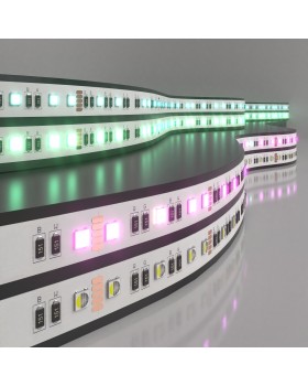 Светодиодная лента Лента светодиодная 24V 24W 60Led 5050 IP20 MIX RGB/холодный белый, 5м