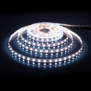 Светодиодная лента Лента светодиодная 24V 24W 60Led 5050 IP20 MIX RGB/холодный белый, 5м-foto12