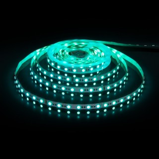 Светодиодная лента Лента светодиодная 24V 24W 60Led 5050 IP20 MIX RGB/холодный белый, 5м-foto7