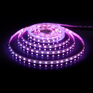 Светодиодная лента Лента светодиодная 24V 24W 60Led 5050 IP20 MIX RGB/холодный белый, 5м-foto13