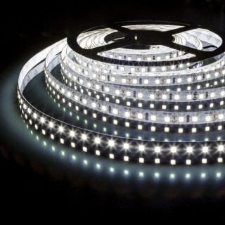 Светодиодная лента Лента светодиодная 24V 9,6W 120Led 2835 IP20 холодный белый, 5м-foto2