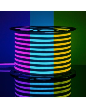 Светодиодный гибкий неон Гибкий неон 220V 12W 80Led 5050 IP67 односторонний RGB, 50 м-foto2