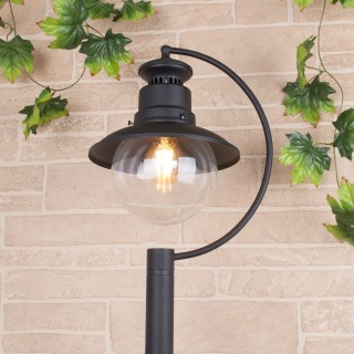 Talli F черный уличный светильник на столбе IP44 GL 3002F-foto3