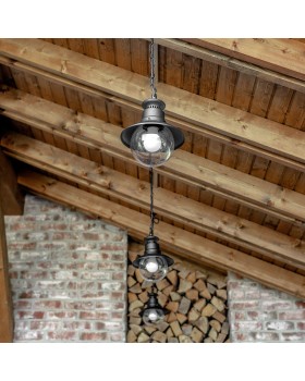 Talli H черный уличный подвесной светильник IP44 GL 3002H-foto5