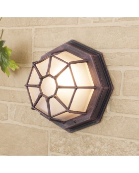 Telarana S капучино уличный настенный светильник GL 1023D-foto2