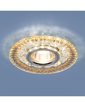 Точечный светодиодный светильник 2198 MR16 CL/GD прозрачный/золото