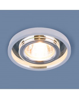 Точечный светодиодный светильник 7021 MR16 SL/WH зеркальный/белый-foto2