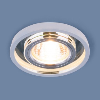 Точечный светодиодный светильник 7021 MR16 SL/WH зеркальный/белый-foto2