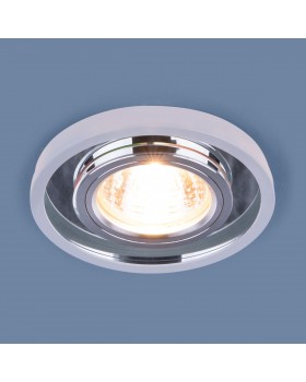 Точечный светодиодный светильник 7021 MR16 SL/WH зеркальный/белый-foto4